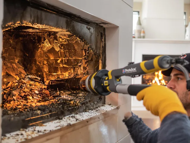 Professional chimney cleaning by Swampscott Chimney Sweep in Swampscott, MA