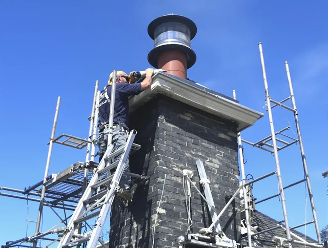 Sturdy chimney crown finished by Swampscott Chimney Sweep in Swampscott, MA