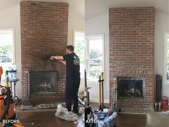 Finished chimney sweeping service by Swampscott Chimney Sweep in Swampscott, MA