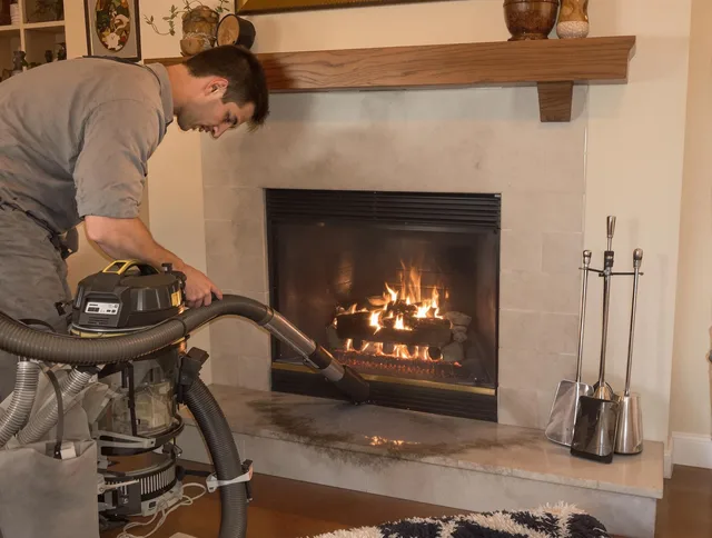 Routine fireplace upkeep by Swampscott Chimney Sweep in Swampscott, MA