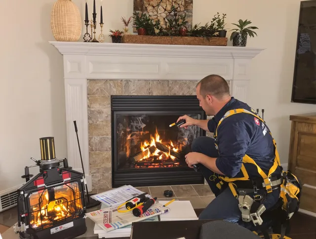 Safety-focused fireplace inspection by Swampscott Chimney Sweep in Swampscott, MA